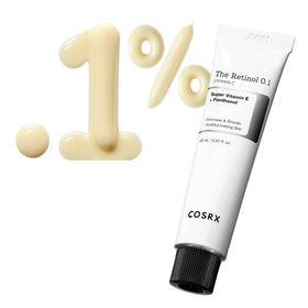 COSRX Retinol 0.1% Cream front view with packaging