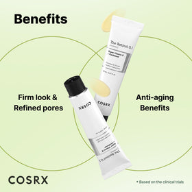 COSRX Retinol 0.1% Cream on a bathroom counter
