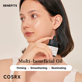 COSRX Retinol 0.5% Oil lifestyle scene on vanity