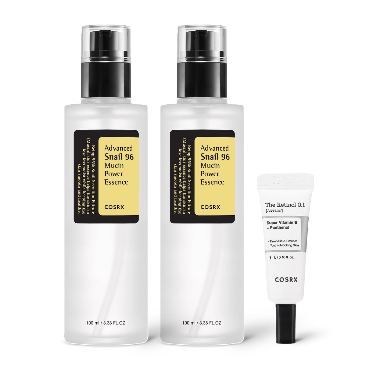 COSRX Snail 96% Mucin Essence front view with packaging