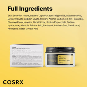 COSRX Snail Mucin 92% Face Moisturizer 2-pack display