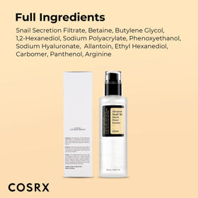 COSRX Snail Mucin 96% Serum ingredients list