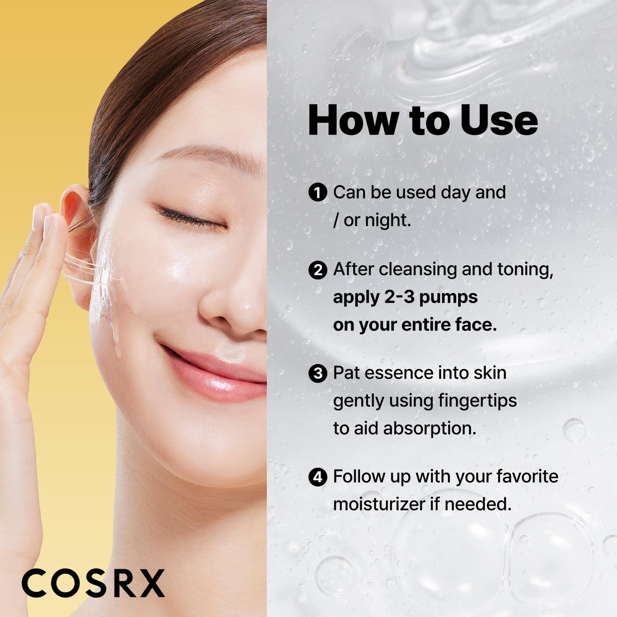 COSRX Snail Mucin 96% Serum with dropper