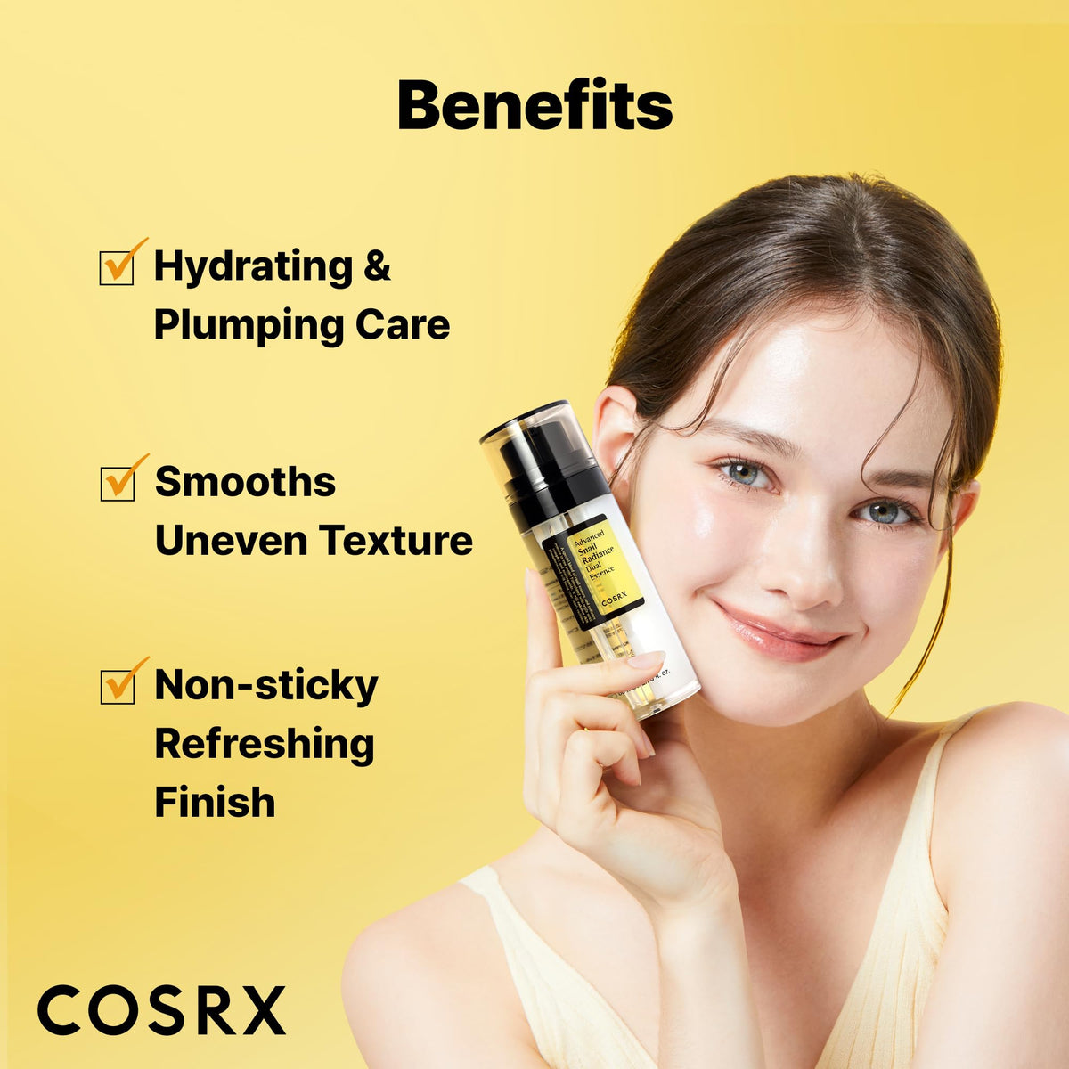 COSRX Snail Mucin Dual Face Serum packaging details