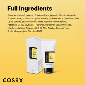 COSRX Snail Mucin Gel Cleanser with other skincare products