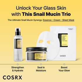 COSRX Snail Mucin Sheet Mask with other COSRX products