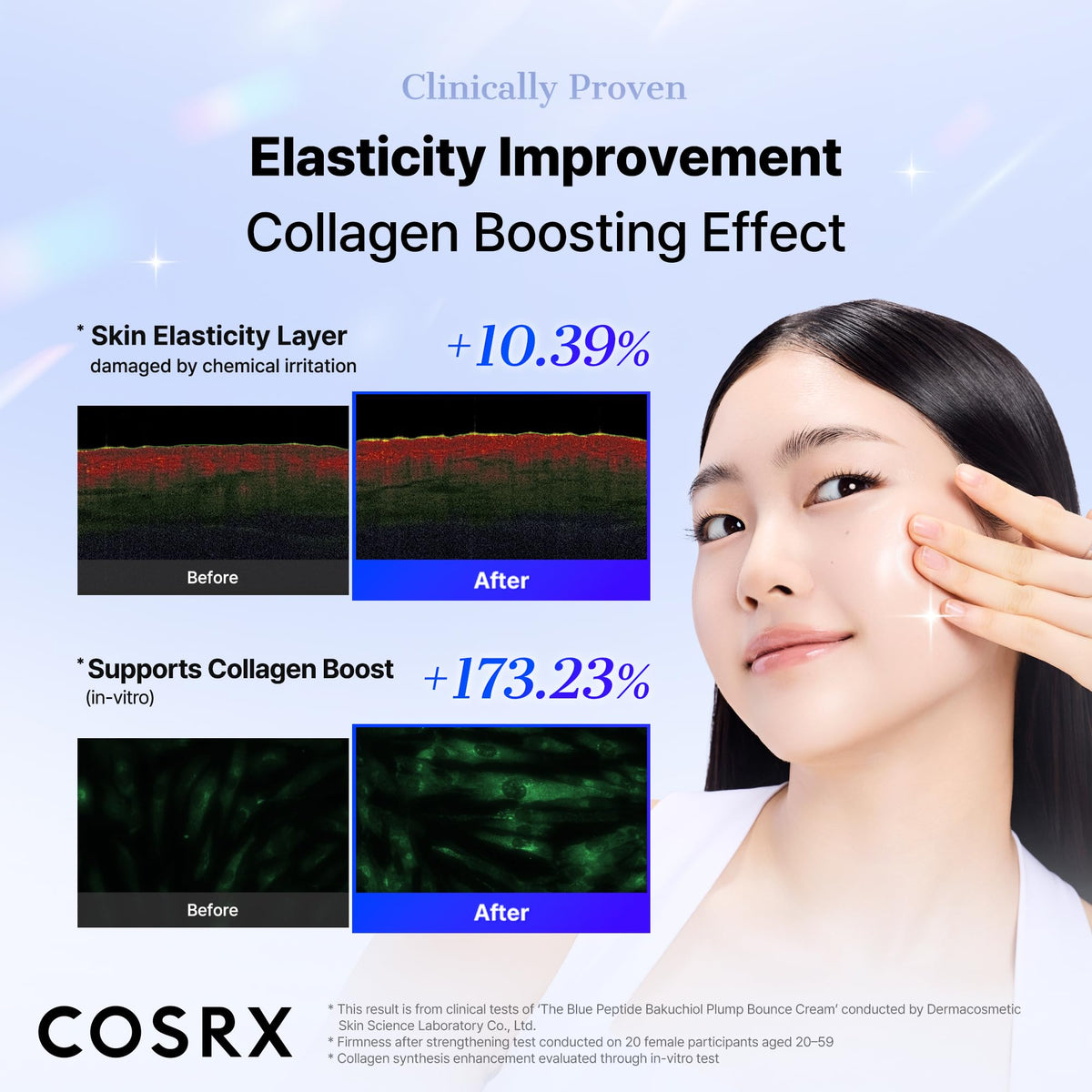 COSRX The Blue Copper Peptide Bakuchiol Cream ingredients list