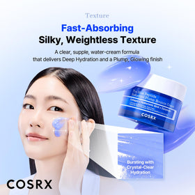 COSRX The Blue Copper Peptide Bakuchiol Cream texture close-up
