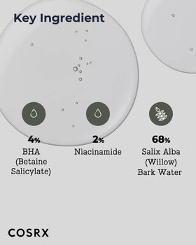 COSRX toner application on a cotton pad
