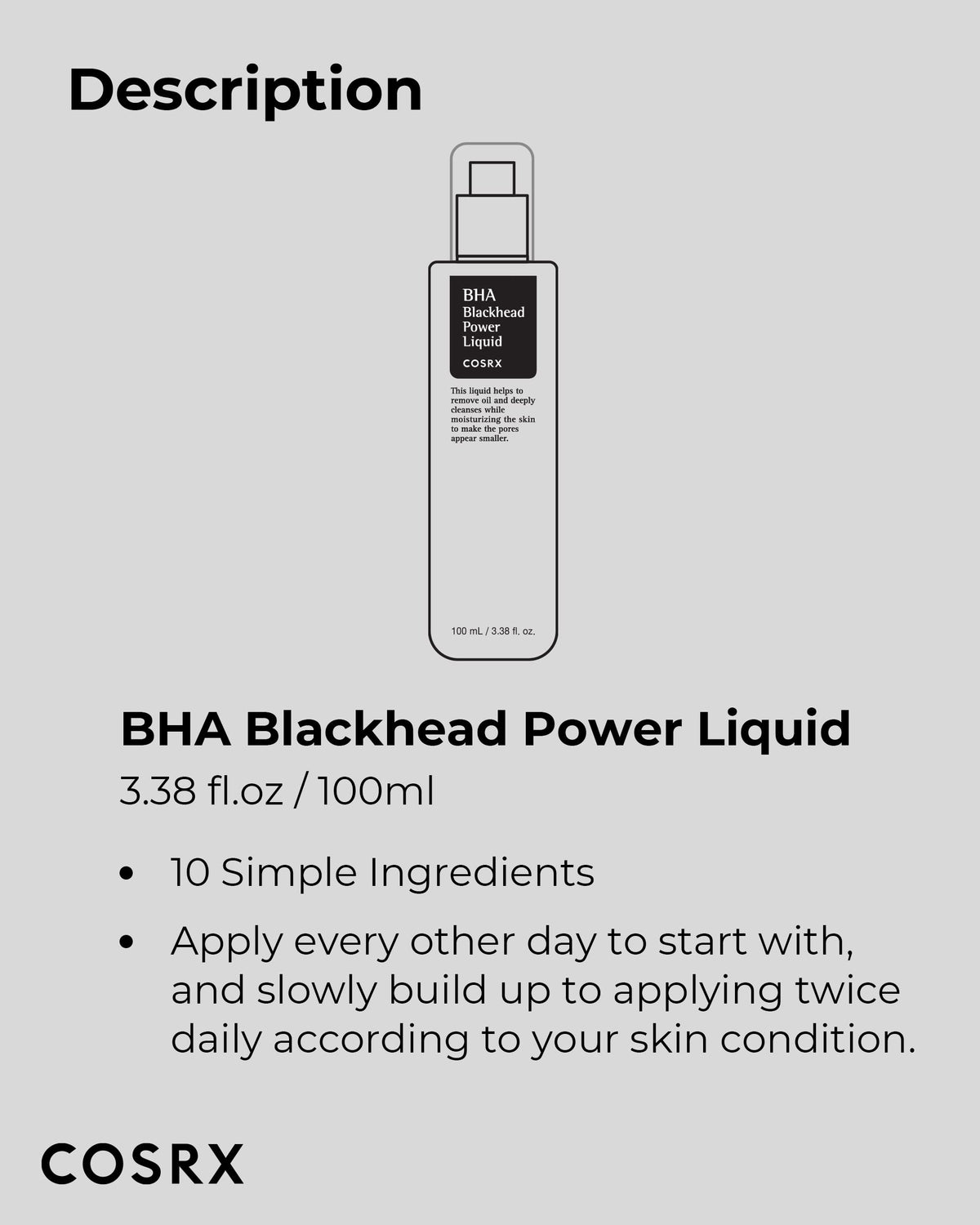 COSRX toner with a natural background