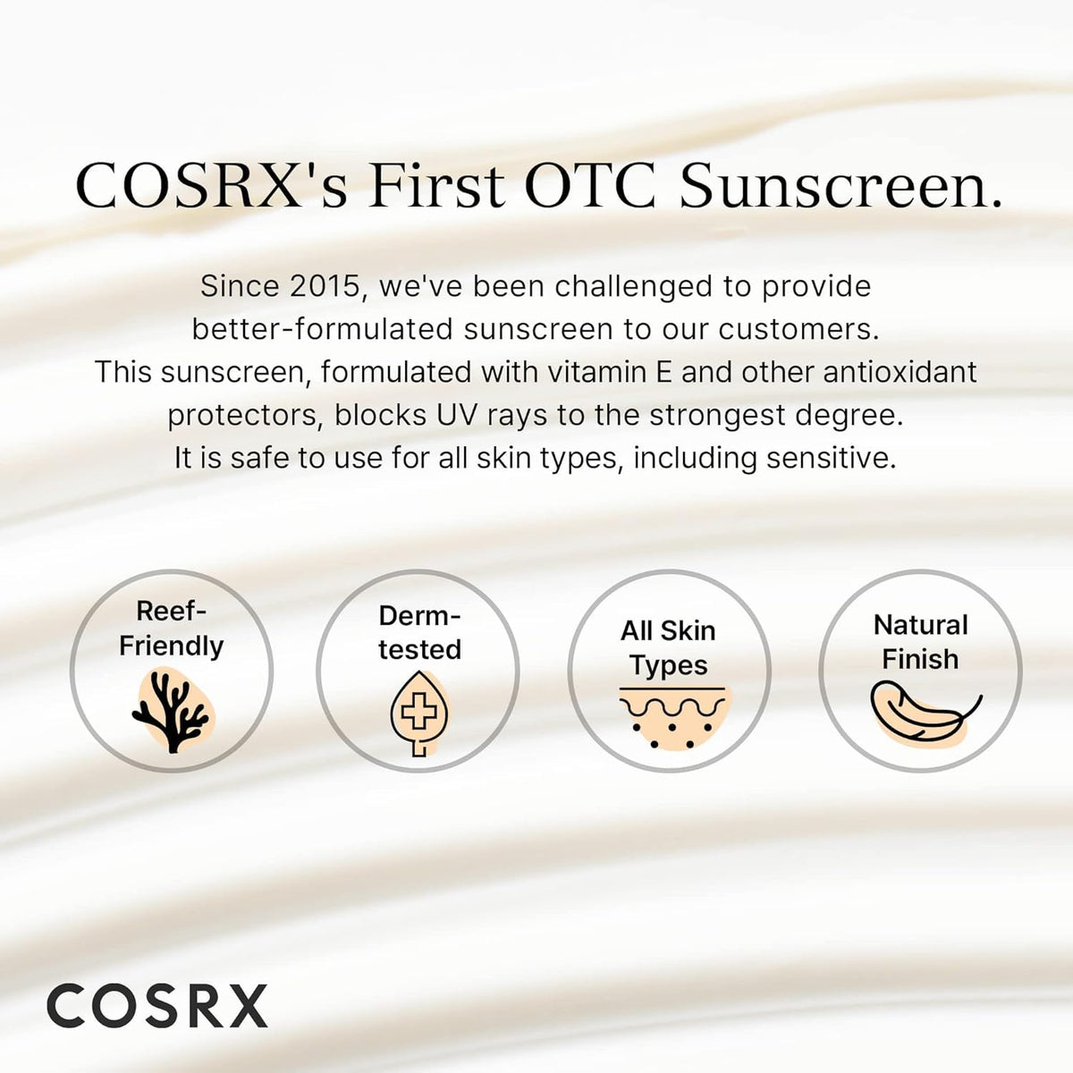 COSRX Vitamin E Sunscreen SPF 50 ingredients list