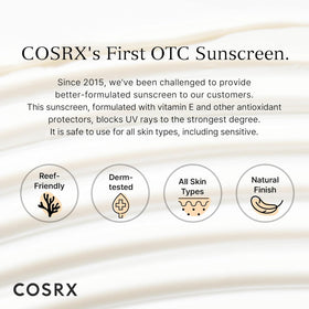 COSRX Vitamin E Sunscreen SPF 50 ingredients list