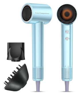 Cosy Companions High Speed Ionic Hair Dryer front view in blue