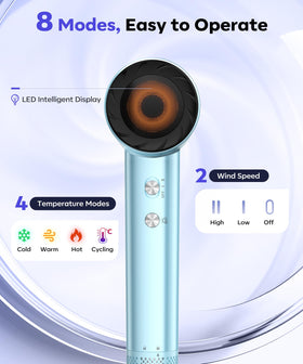 Cosy Companions High Speed Ionic Hair Dryer showing heat settings