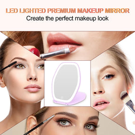 COSYGLOW Travel Makeup Mirror with cold light setting