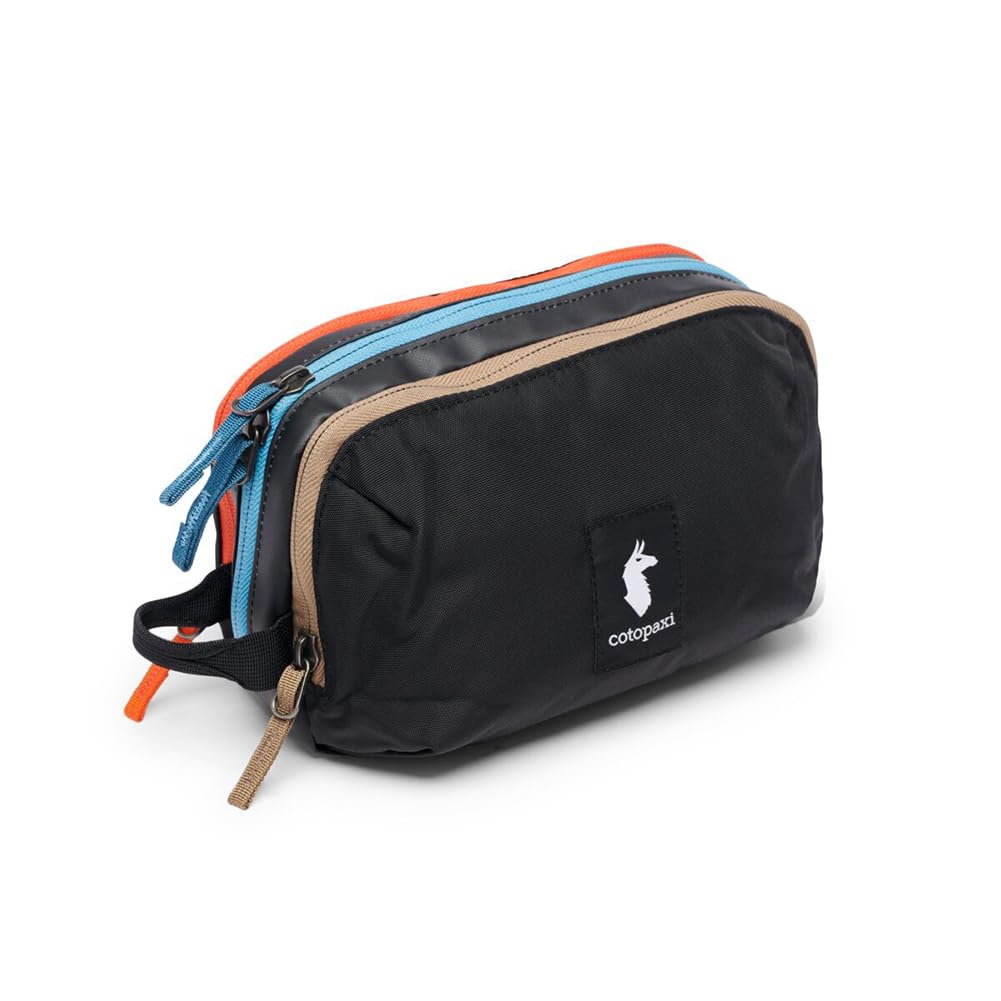 Cotopaxi Nido Accessory Bag black front view with compartments