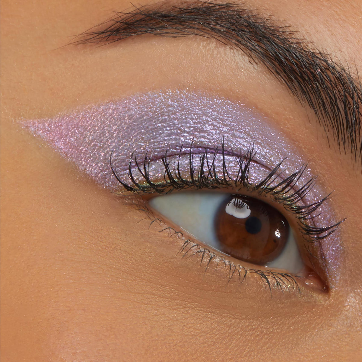 Cotton Candy lavender cream eyeshadow stick close-up