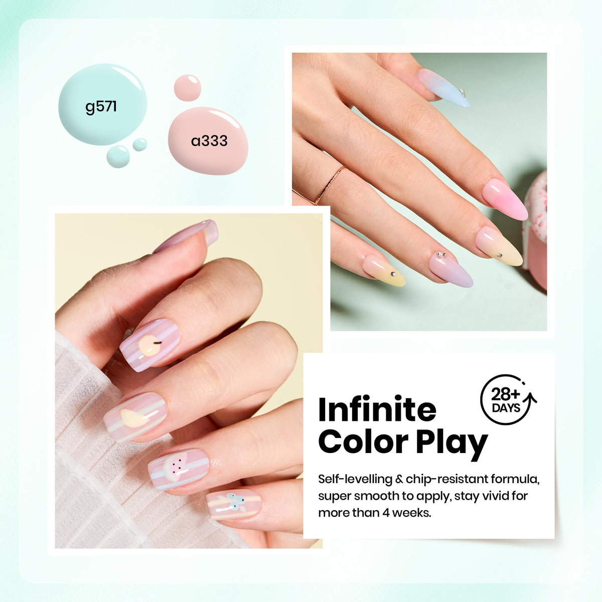 Cotton Candy Pink gel polish bottle from beetles Gel Polish