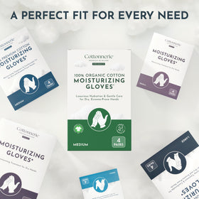COTTONNERIE moisturizing gloves packaging front view