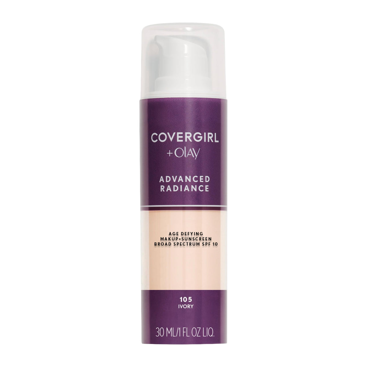 COVERGIRL Advanced Radiance Age Defying Foundation 1.0 Fl Oz front view
