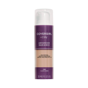 COVERGIRL Advanced Radiance Foundation Classic Beige front view