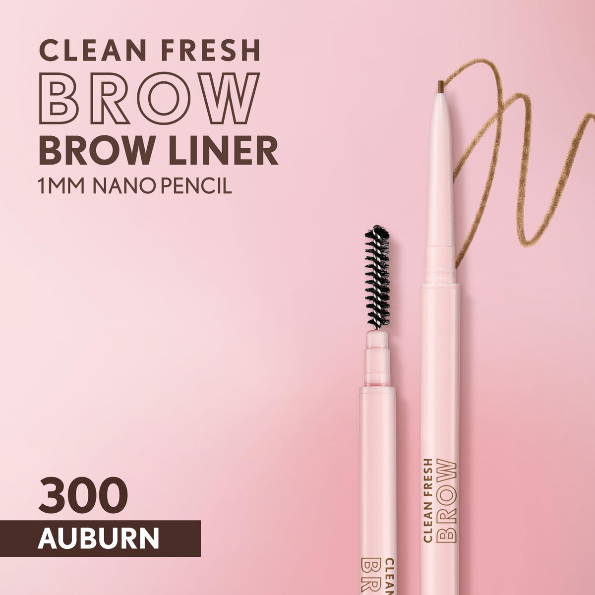 COVERGIRL Clean Fresh Brow Nano Eyebrow Pencil 300 Auburn tip close-up