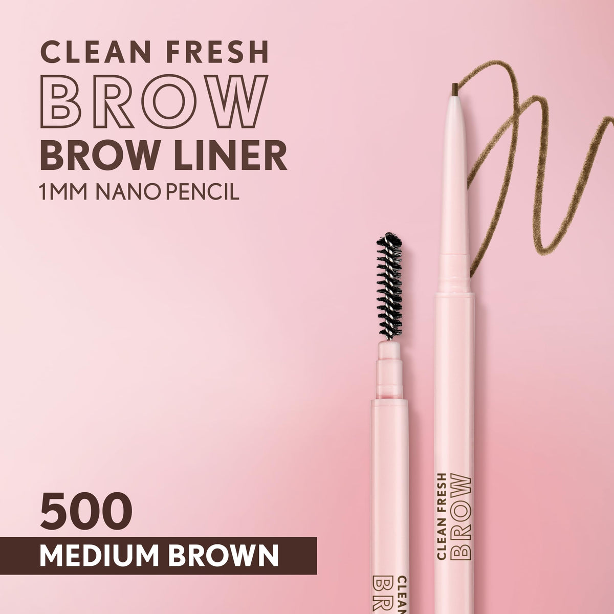 COVERGIRL Clean Fresh Brow Nano Pencil showing 1mm precision tip