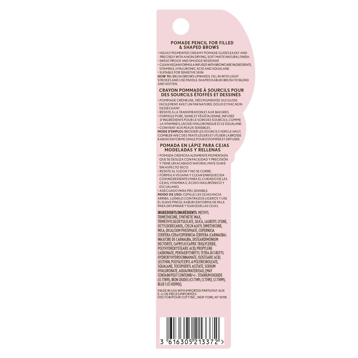 COVERGIRL Clean Fresh Brow Nano Pencil showing hair-like strokes