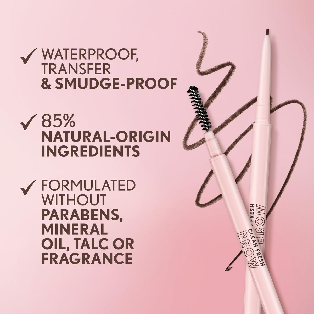 COVERGIRL Clean Fresh Brow Nano Pencil with natural finish