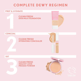 COVERGIRL Clean Fresh Hydrating Concealer 310 Porcelain in makeup setting