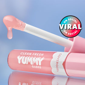 COVERGIRL Clean Fresh Yummy Lip Gloss 110 Sunrise Blush lifestyle scene
