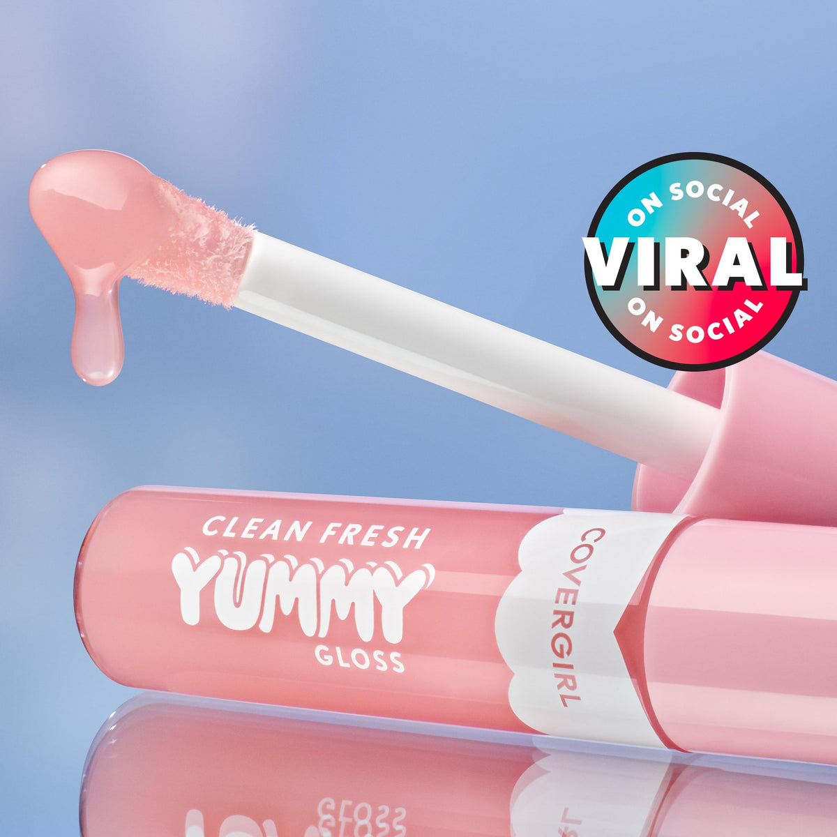 COVERGIRL Clean Fresh Yummy Lip Gloss 140 Sunset Skies with natural ingredients