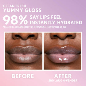 COVERGIRL Clean Fresh Yummy Lip Gloss 200 Laugh-Vender berry gloss flavour