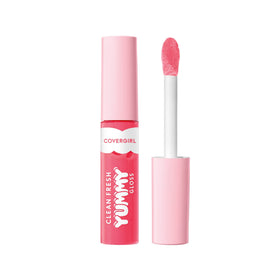 COVERGIRL Clean Fresh Yummy Lip Gloss 400 Glamingo Pink front view