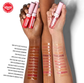 COVERGIRL Clean Fresh Yummy Lip Gloss 650 Coconuts About You applied on lips