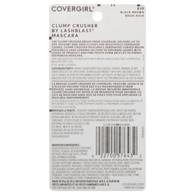 COVERGIRL Clump Crusher Mascara Black Brown curved brush detail