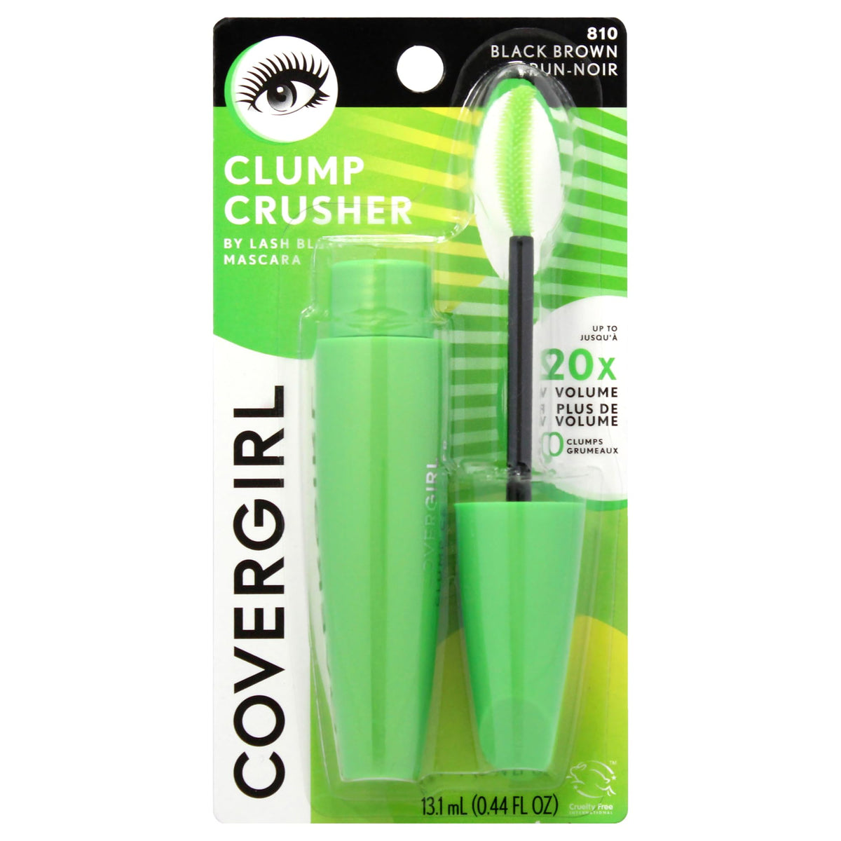 COVERGIRL Clump Crusher Mascara Black Brown front view