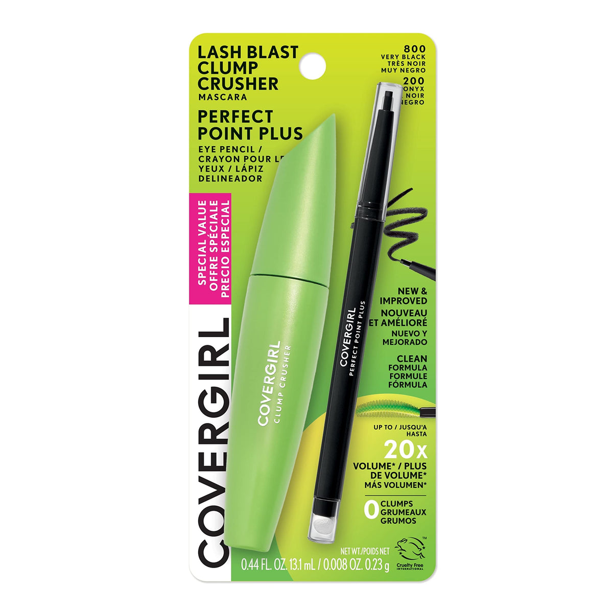 COVERGIRL Clump Crusher Waterproof Mascara front view