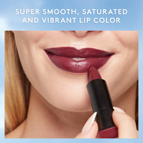 COVERGIRL Exhibitionist Cream Lipstick Bloodshot swatch on skin