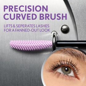 COVERGIRL Lash Blast Bond Volume Mascara 815 Brown applied on lashes