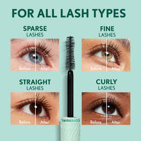 COVERGIRL Lash Blast Cleantopia Mascara applied on lashes