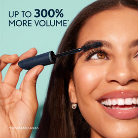 COVERGIRL Lash Blast Cleantopia Mascara on vanity with makeup tools