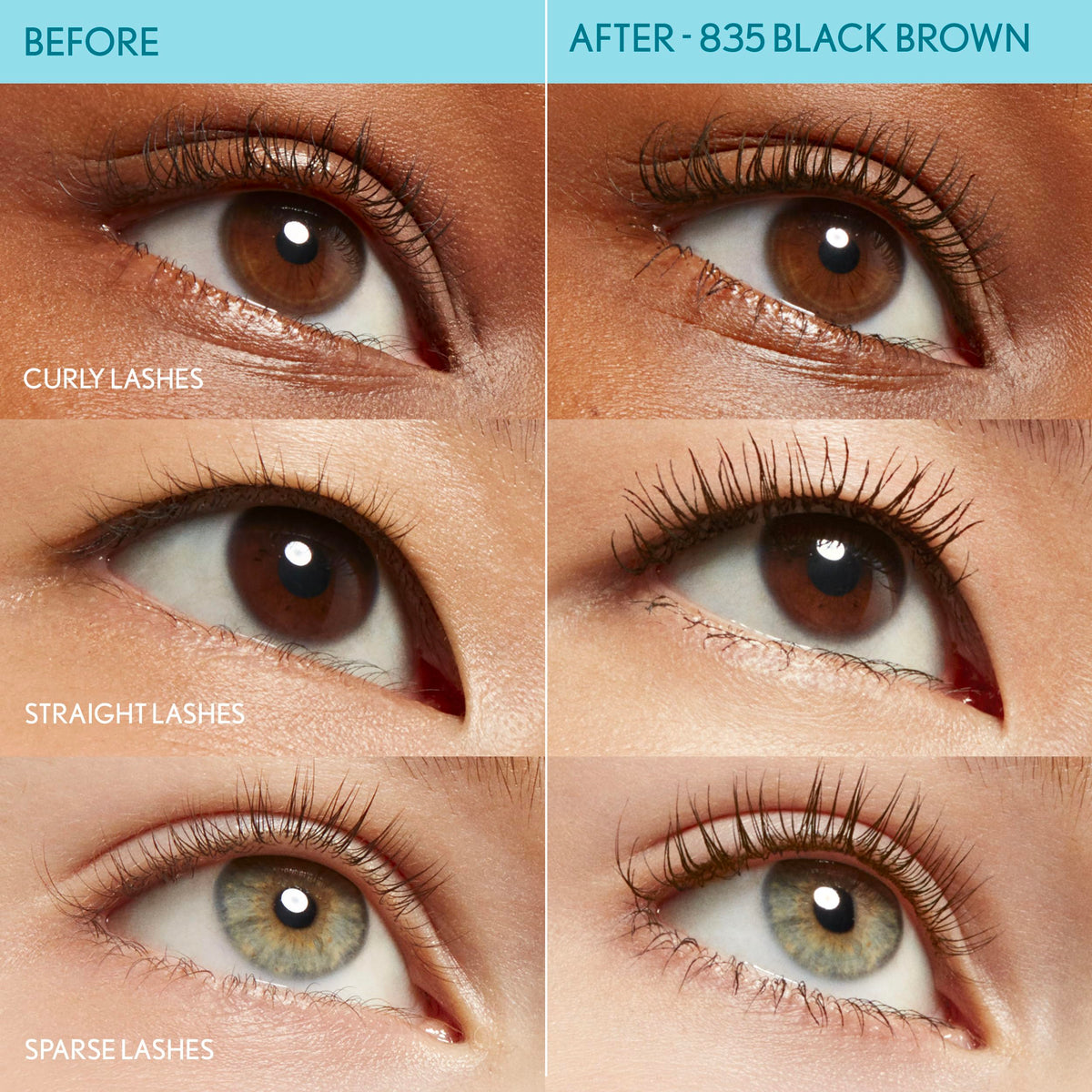 COVERGIRL Lash Blast Cleantopia Waterproof Mascara in use on model