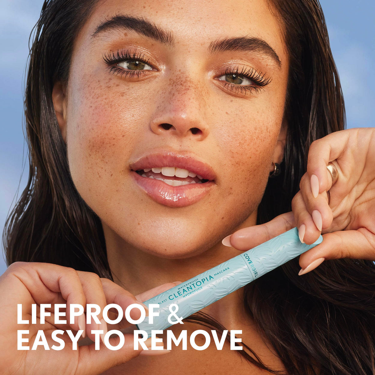 COVERGIRL Lash Blast Cleantopia Waterproof Mascara lifestyle shot
