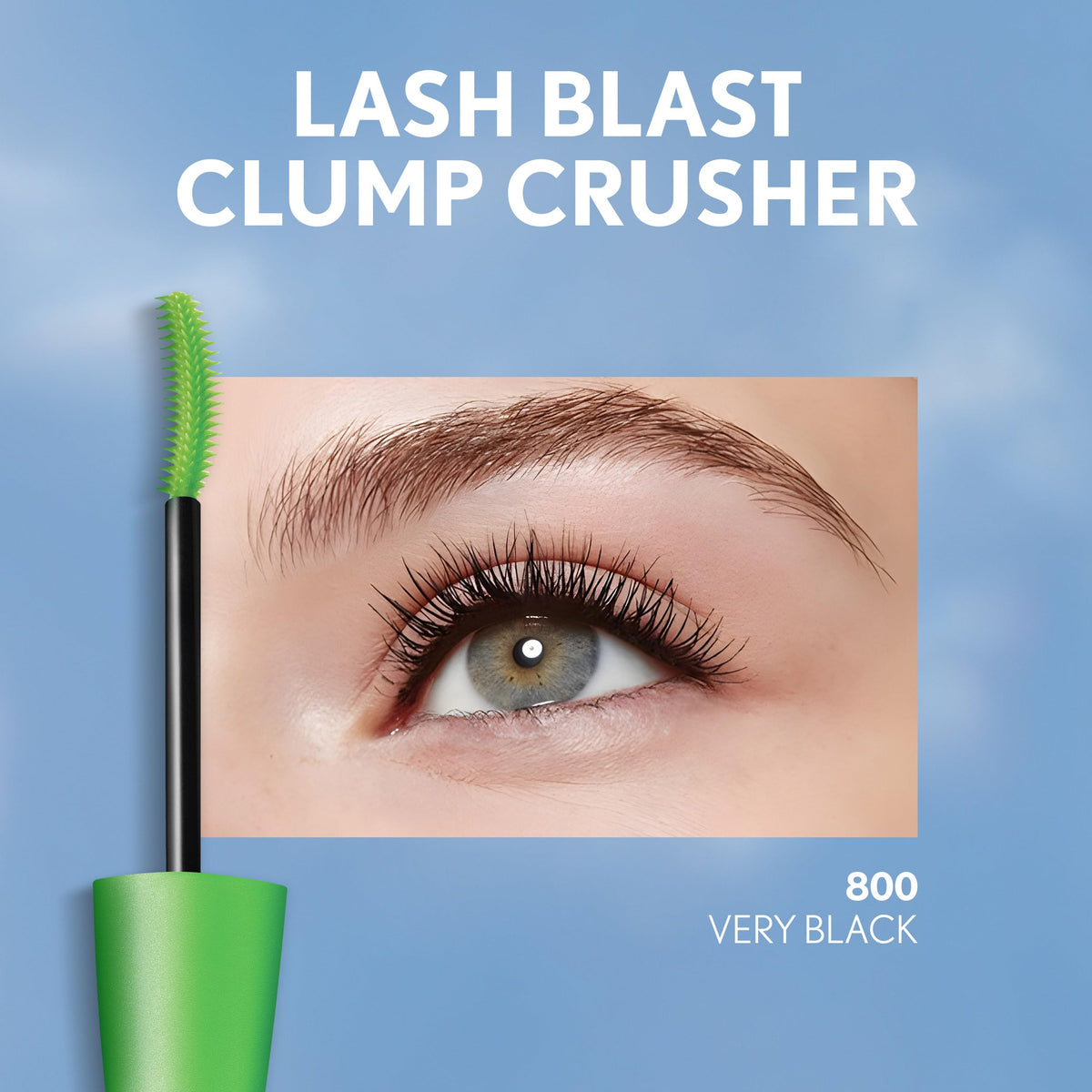 COVERGIRL Lash Blast Clump Crusher Mascara application on lashes