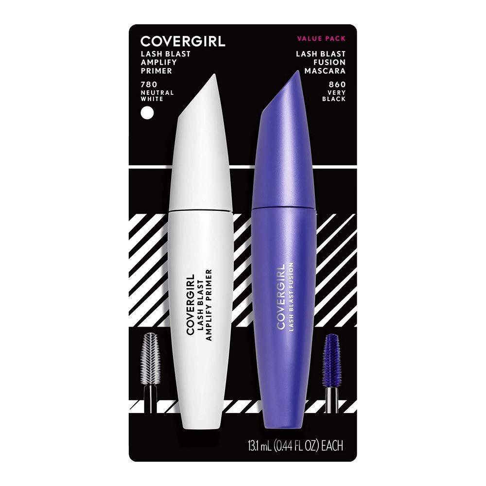 COVERGIRL Lash Blast Fusion Mascara and Amplify Primer pack front view