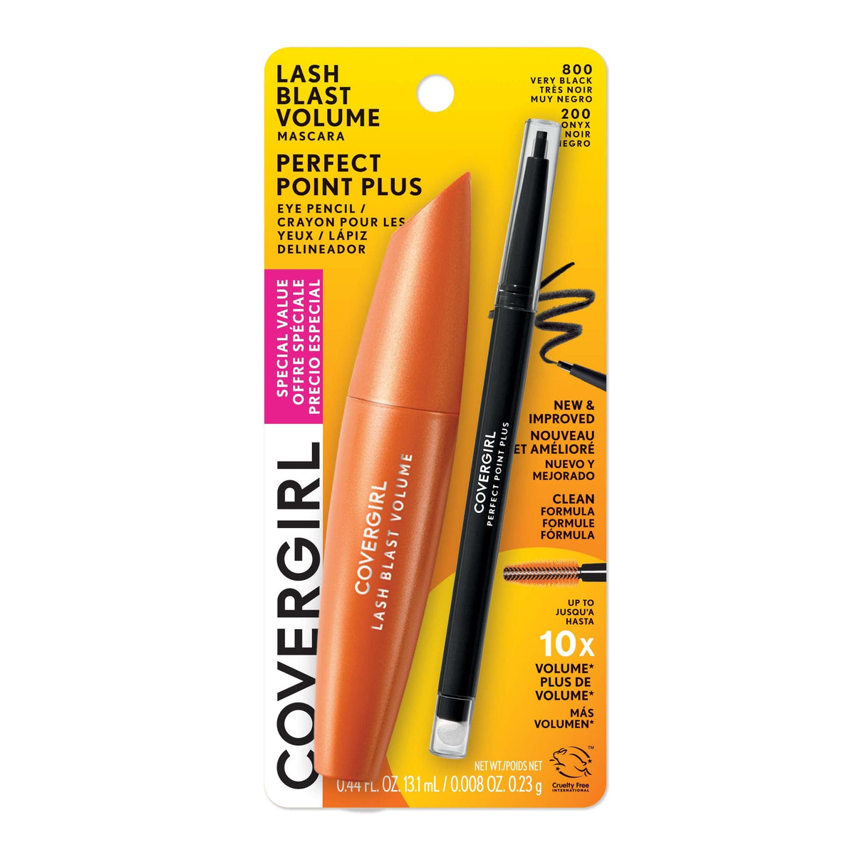 COVERGIRL Lash Blast Volume Mascara Very Black front view