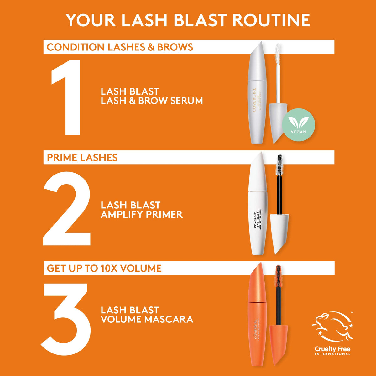 COVERGIRL Lash Blast Volume Mascara with eye makeup