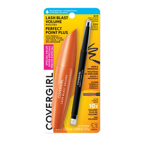 COVERGIRL Lash Blast Volume Waterproof Mascara and Eyeliner Twin Pack front view