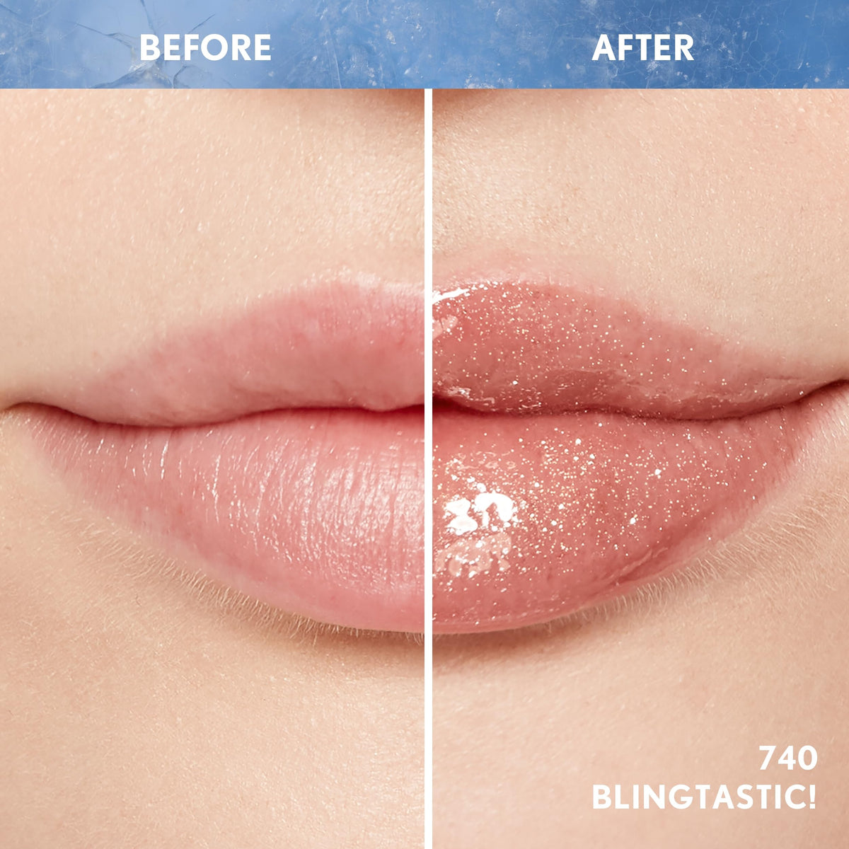 COVERGIRL lip gloss showing shiny finish